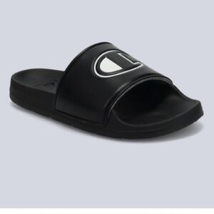 Champion Kids' IPO Squish Slide Sandals - Black Size 4 new
